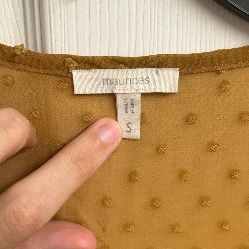 Maurices Clip Dot Kimono Size Small - Picture 3 of 5